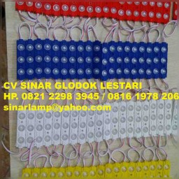LED Module 3 mata Merah Biru Putih Kuning